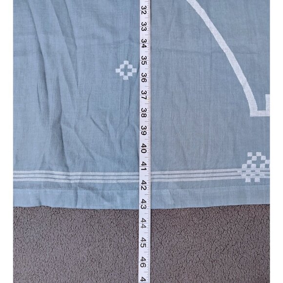 NWT World of Crow Relaxed Fit Midi-Dress Blue Sz (L) Oversize Lagenlook Coastal - Picture 6 of 11